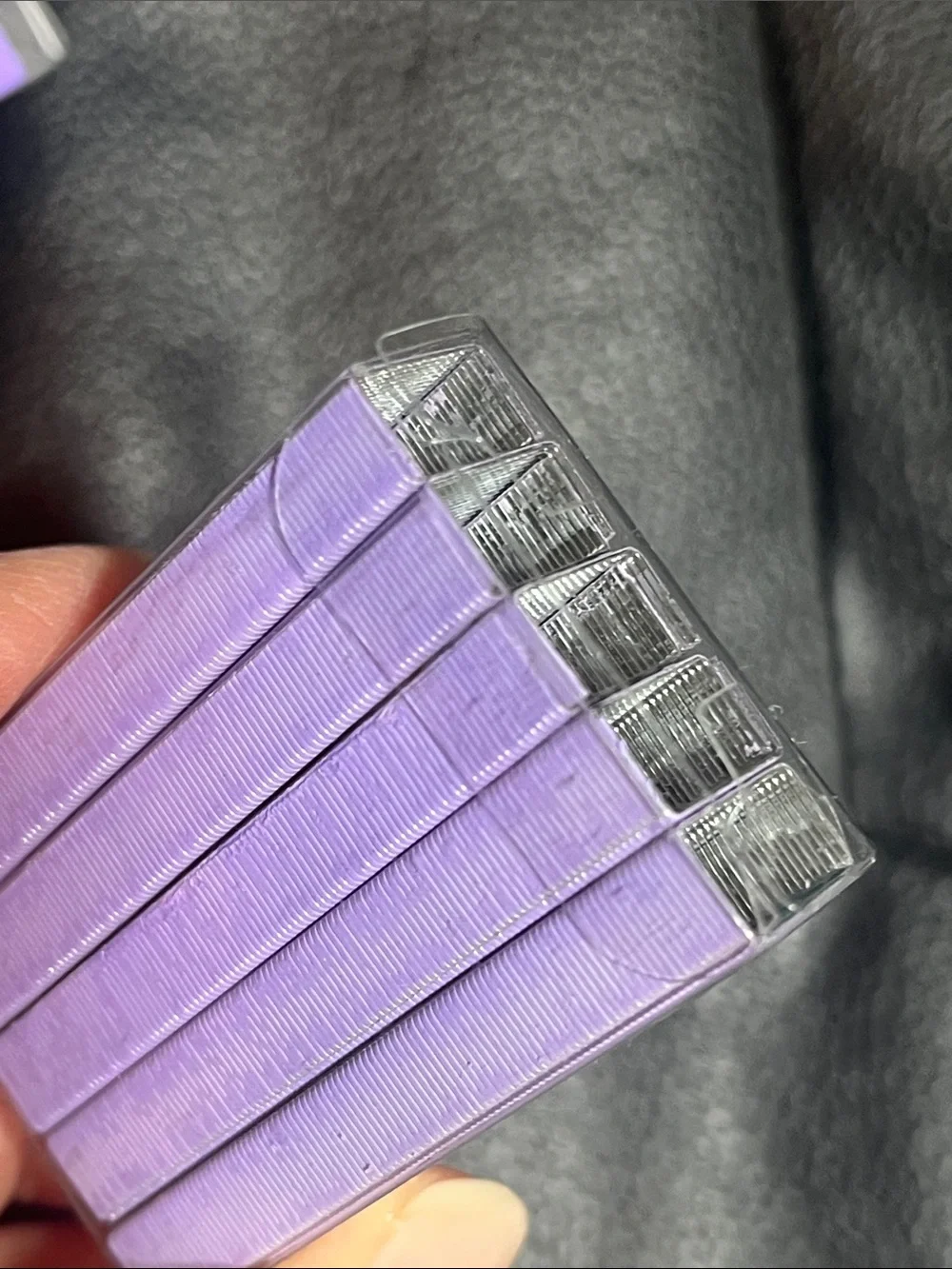 Mini Stapler Light Purple w/ 1000 Staples Desk Travel Dorm